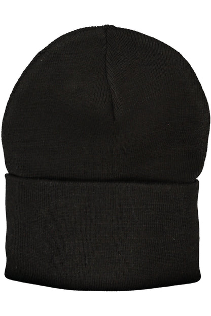 LA MARTINA BLACK MEN'S BEANIE