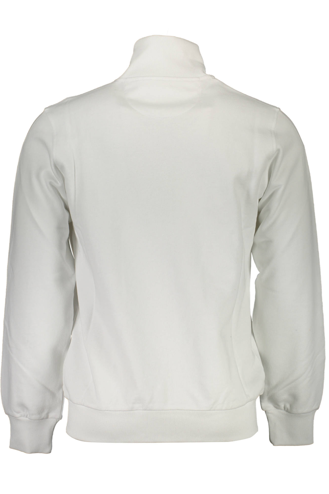 LA MARTINA MEN'S WHITE ZIP-UP SWEATSHIRT