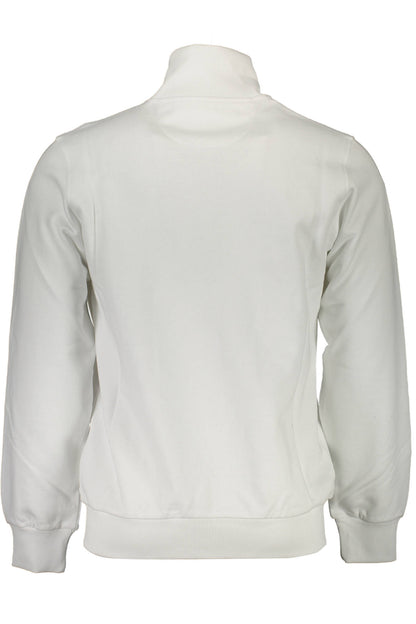 LA MARTINA MEN'S WHITE ZIP-UP SWEATSHIRT