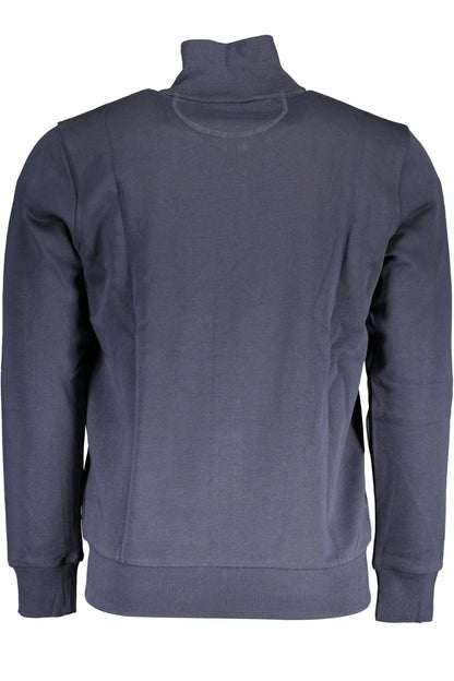 LA MARTINA MEN'S BLUE ZIPPED SWEATSHIRT
