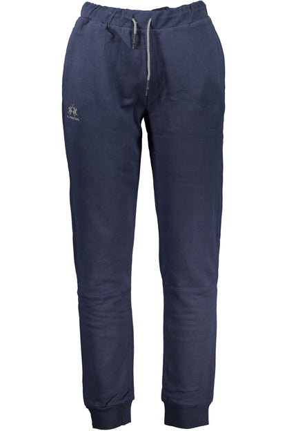 LA MARTINA BLUE MEN'S TROUSERS