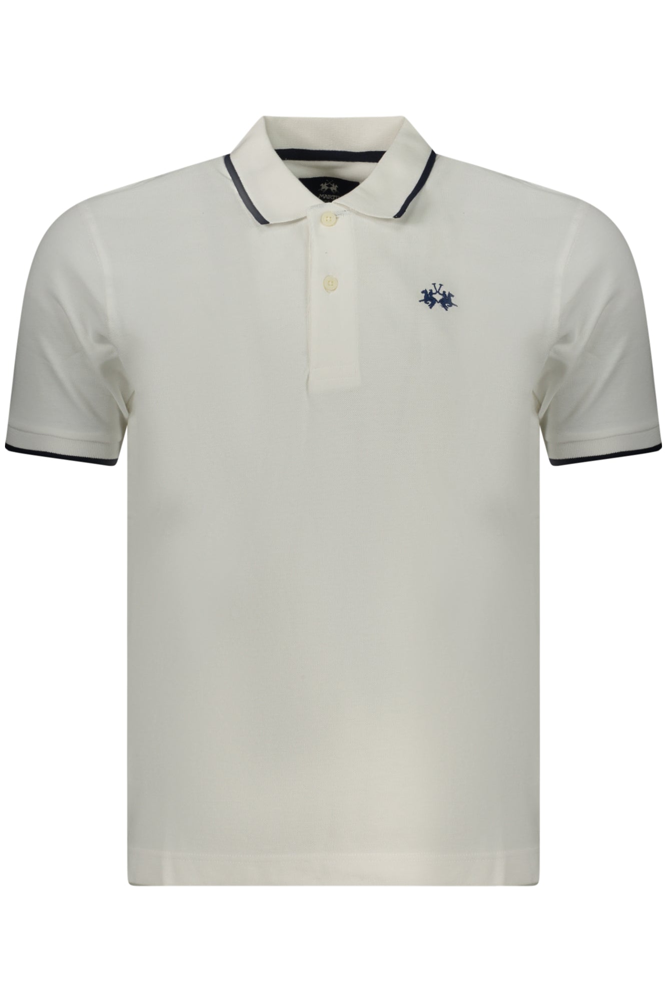 LA MARTINA MEN'S SHORT-SLEEVE POLO SHIRT WHITE