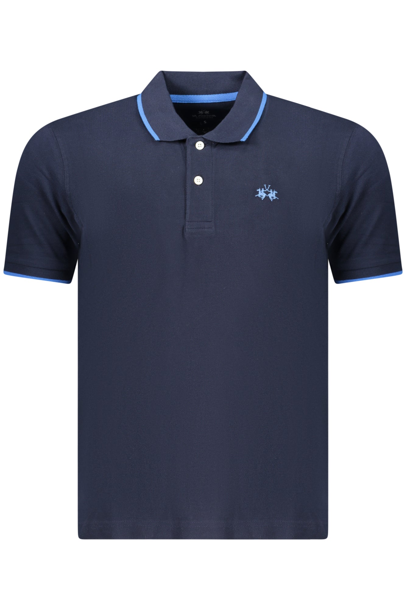 LA MARTINA MEN'S SHORT-SLEEVE POLO SHIRT, BLUE