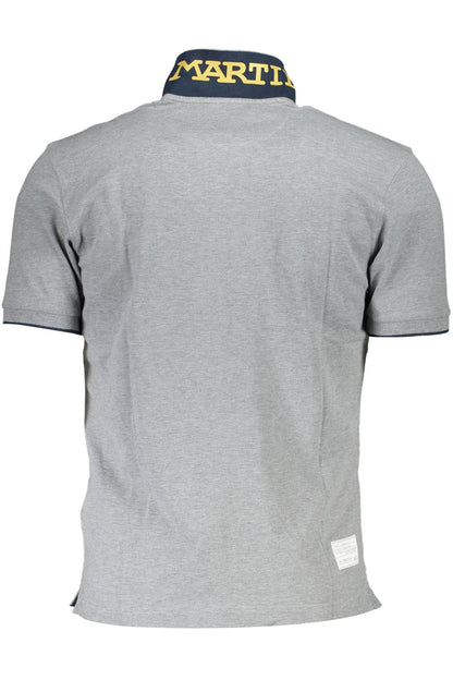 LA MARTINA MEN'S SHORT SLEEVE POLO GREY