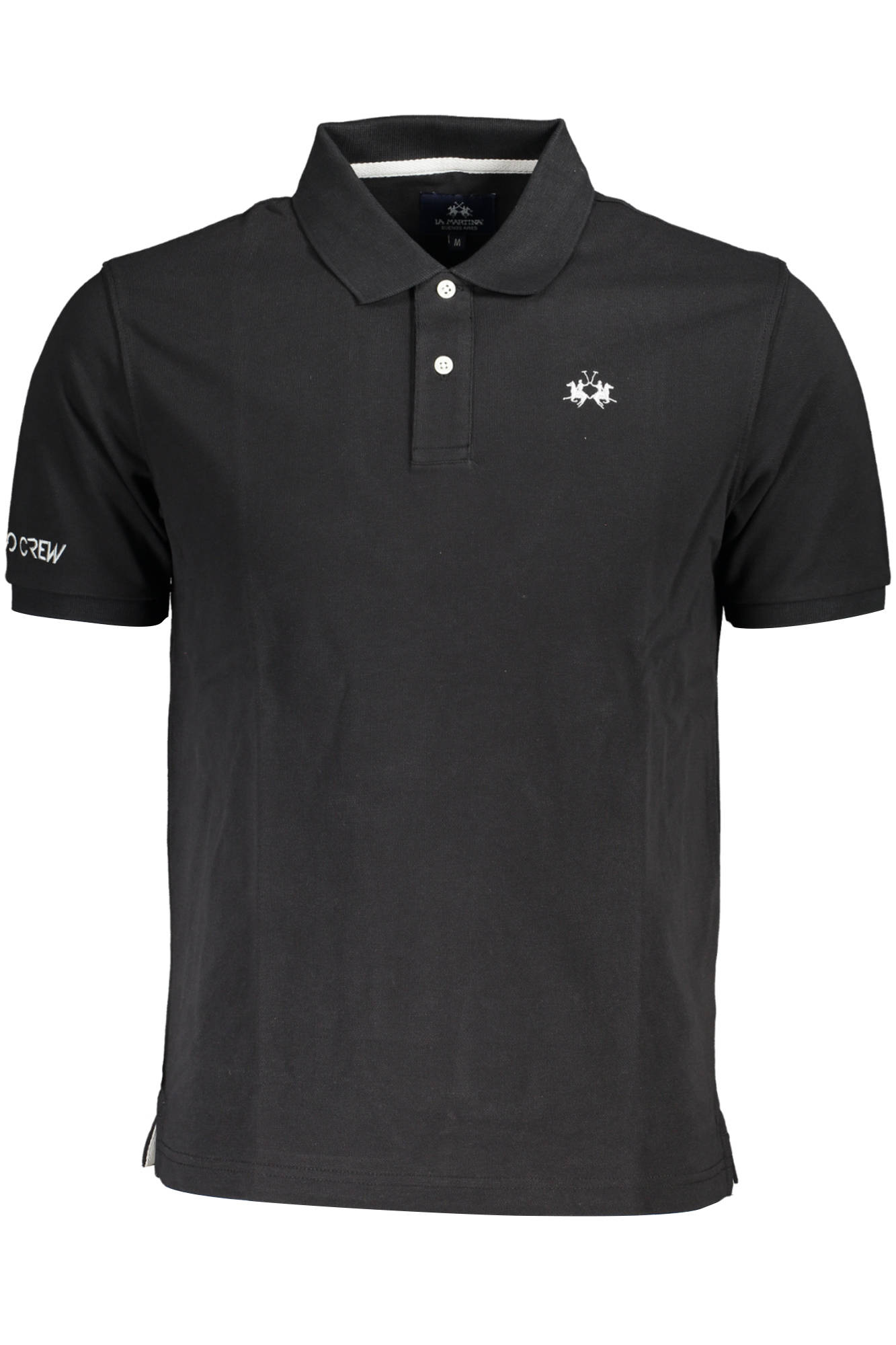 LA MARTINA MEN'S SHORT SLEEVE POLO BLACK
