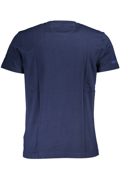LA MARTINA MEN'S SHORT SLEEVE T-SHIRT BLUE