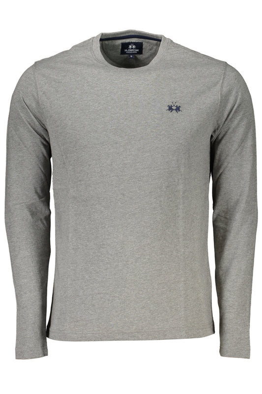 T-SHIRT À MANCHES LONGUES HOMME LA MARTINA GRIS