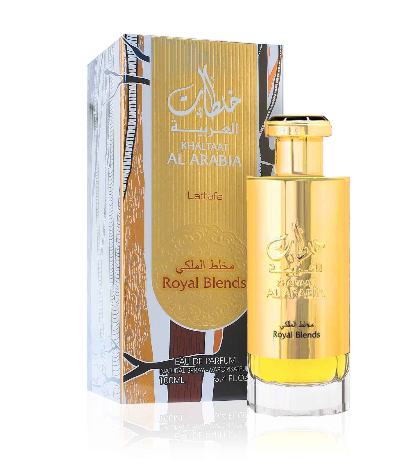 Lattafa Khaltaat Al Arabia Royal Blends Gold Eau De Parfum Unisexe 100ml