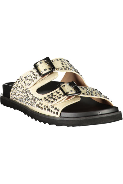 LAURA BIAGIOTTI WOMEN'S BEIGE SLIPPER