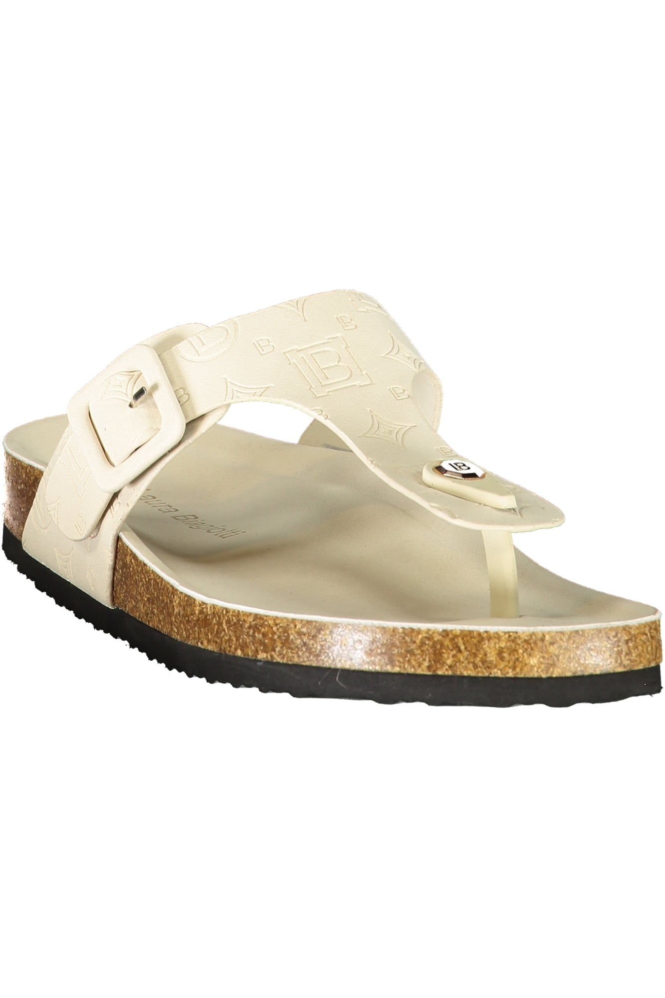LAURA BIAGIOTTI WOMEN'S WHITE SLIPPER FOOTWEAR