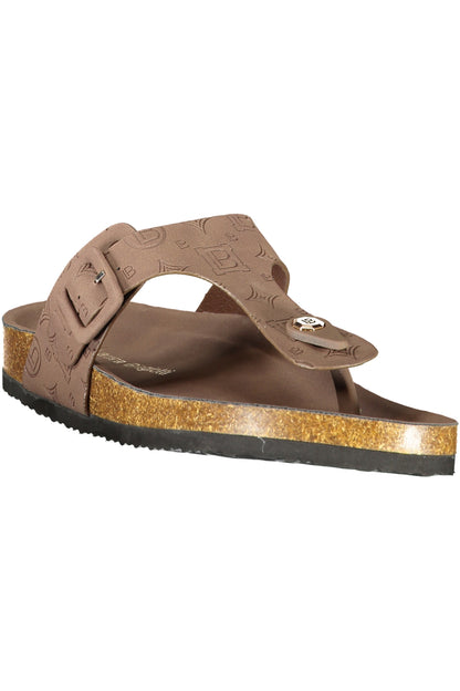 LAURA BIAGIOTTI WOMEN'S BROWN SLIPPER FOOTWEAR