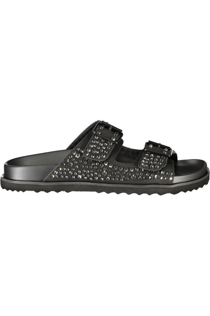 LAURA BIAGIOTTI WOMEN'S BLACK SLIPPER FOOTWEAR
