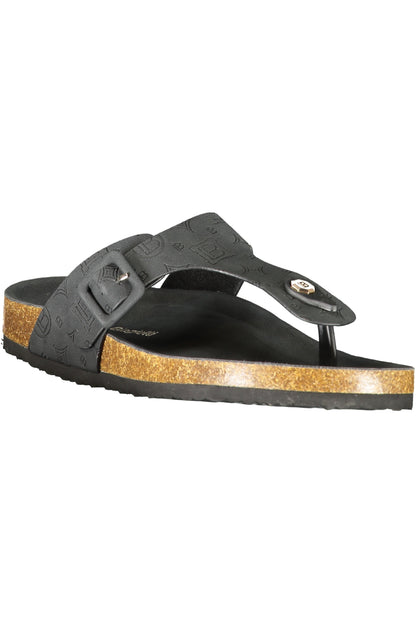LAURA BIAGIOTTI WOMEN'S BLACK SLIPPER FOOTWEAR