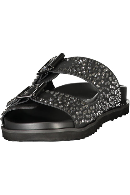 LAURA BIAGIOTTI WOMEN'S BLACK SLIPPER FOOTWEAR