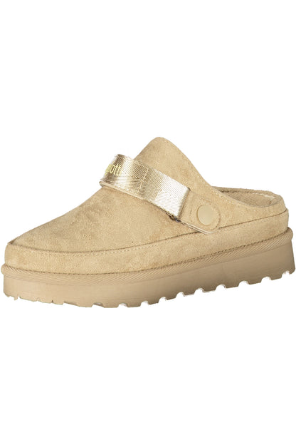 LAURA BIAGIOTTI WOMEN'S WINTER CLOG FOOTWEAR, BEIGE