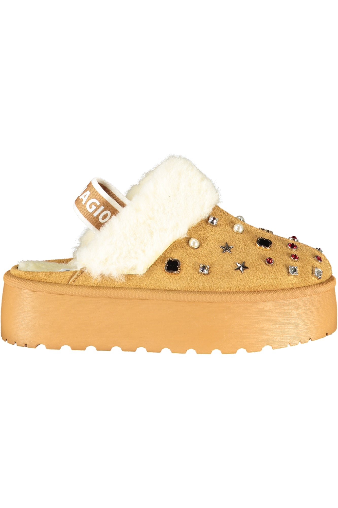LAURA BIAGIOTTI WOMEN'S WINTER CLOG FOOTWEAR, BROWN