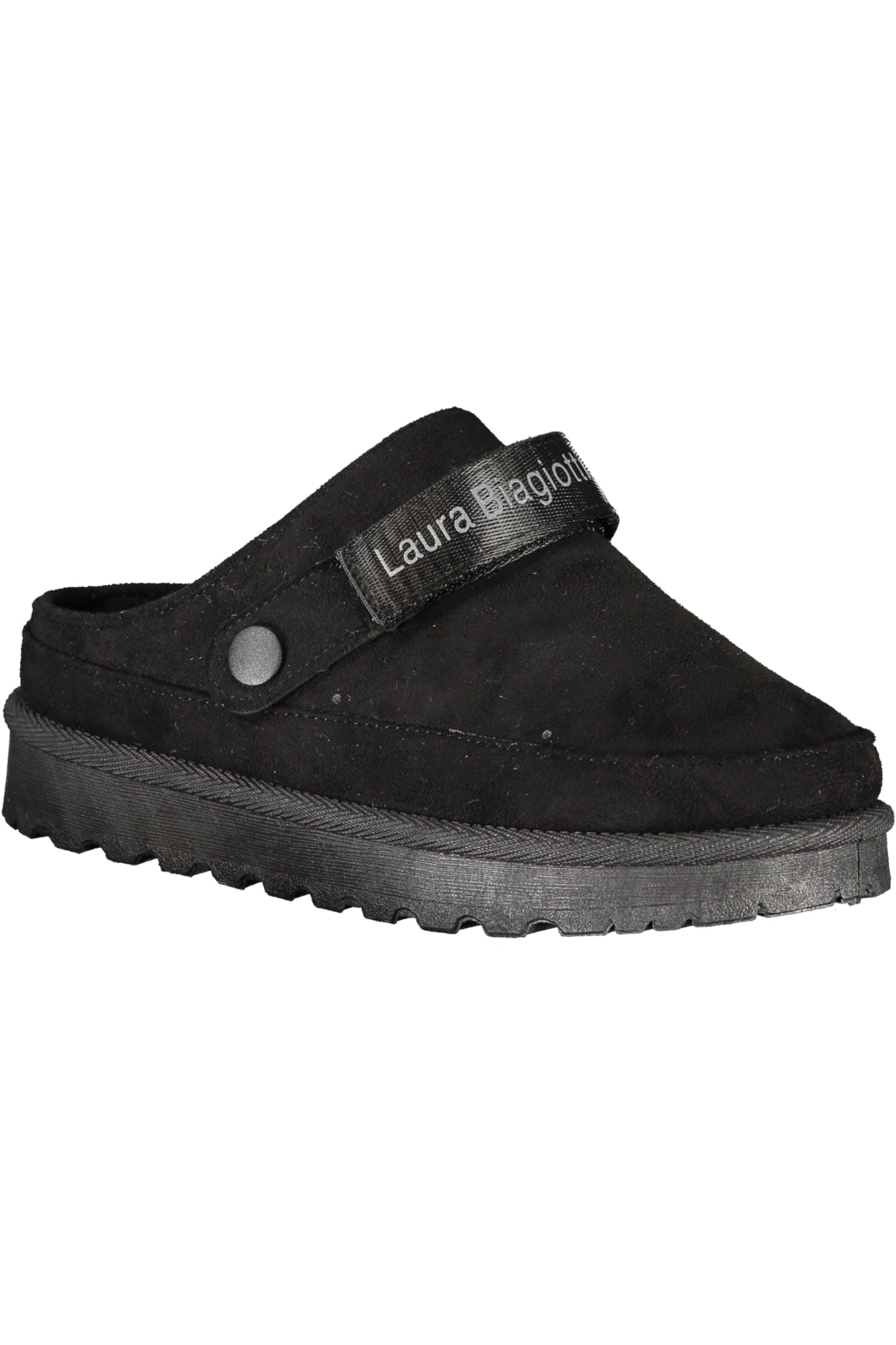 LAURA BIAGIOTTI WOMEN'S BLACK WINTER CLOG FOOTWEAR