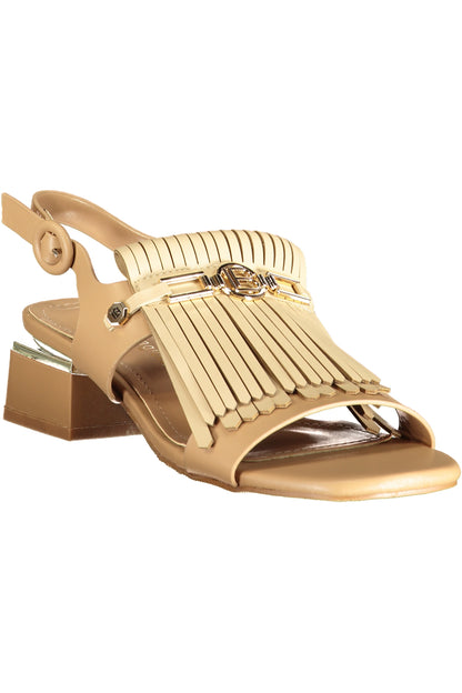 LAURA BIAGIOTTI WOMEN'S BEIGE SANDALS