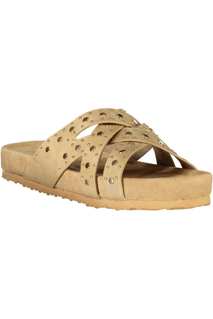 LAURA BIAGIOTTI WOMEN'S BEIGE SANDALS