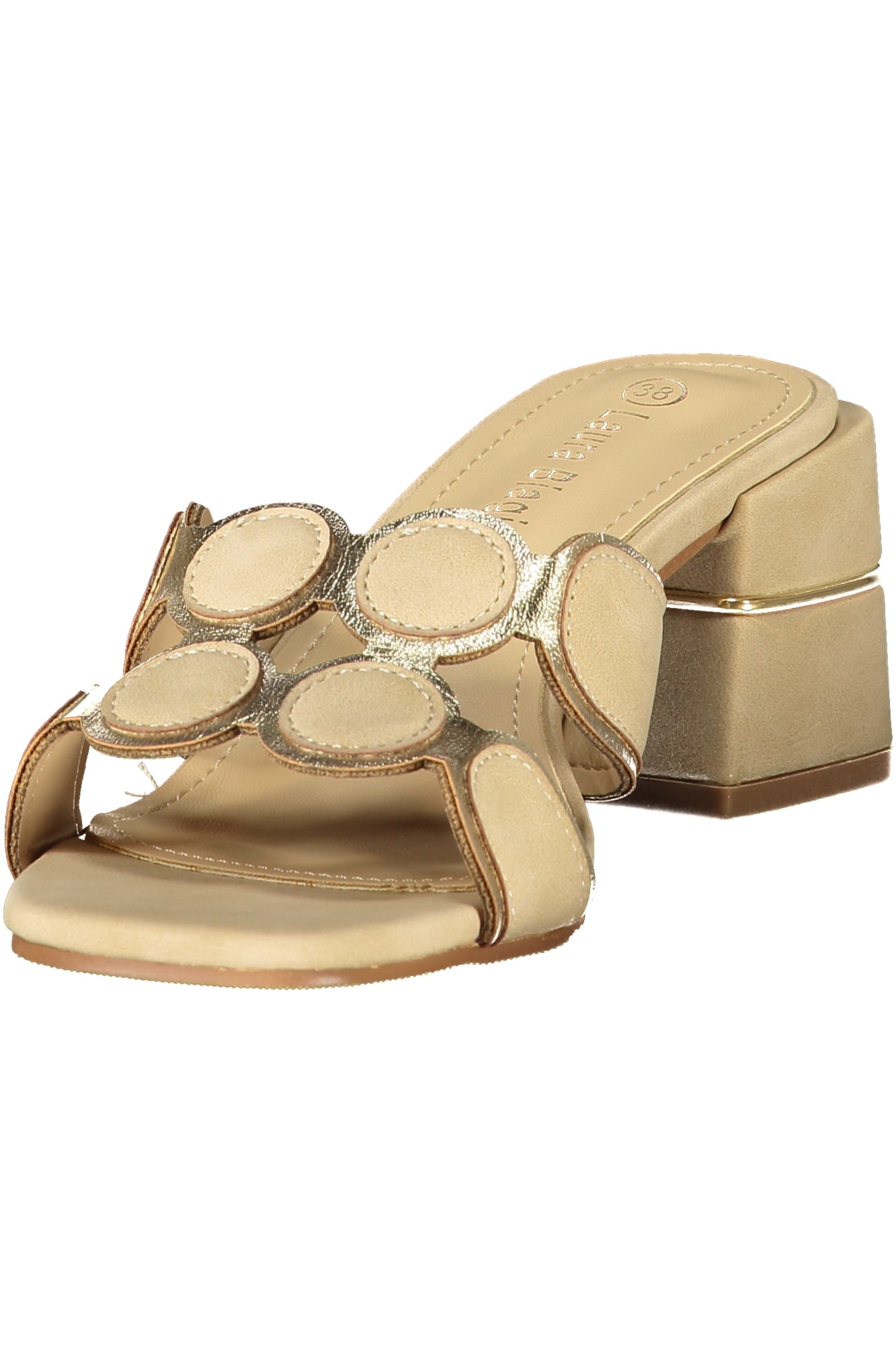 LAURA BIAGIOTTI WOMEN'S BEIGE SANDALS