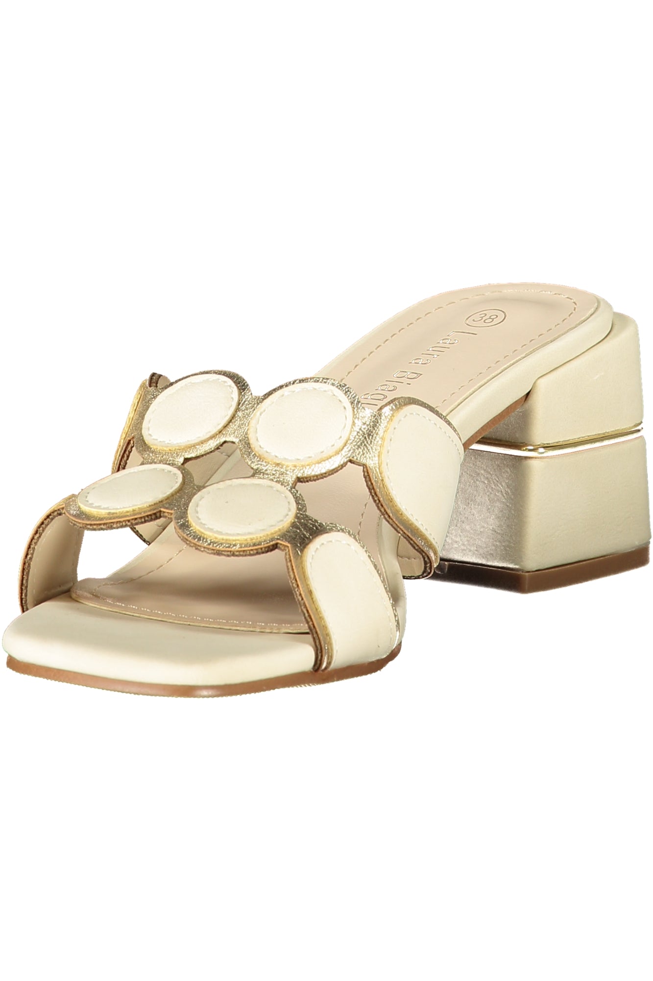 LAURA BIAGIOTTI WOMEN'S BEIGE SANDALS