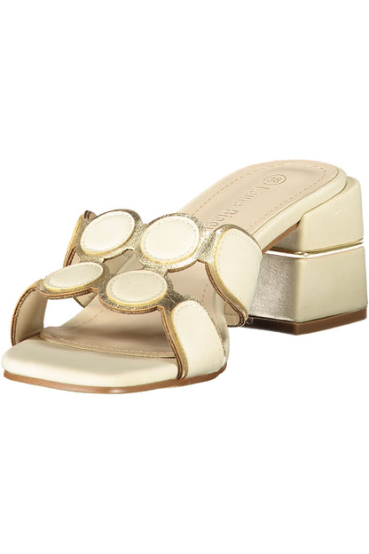 LAURA BIAGIOTTI WOMEN'S BEIGE SANDALS