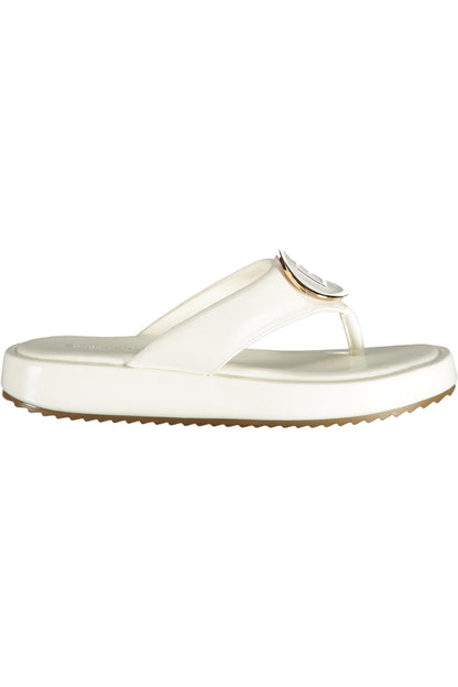 LAURA BIAGIOTTI WOMEN'S WHITE SANDALS