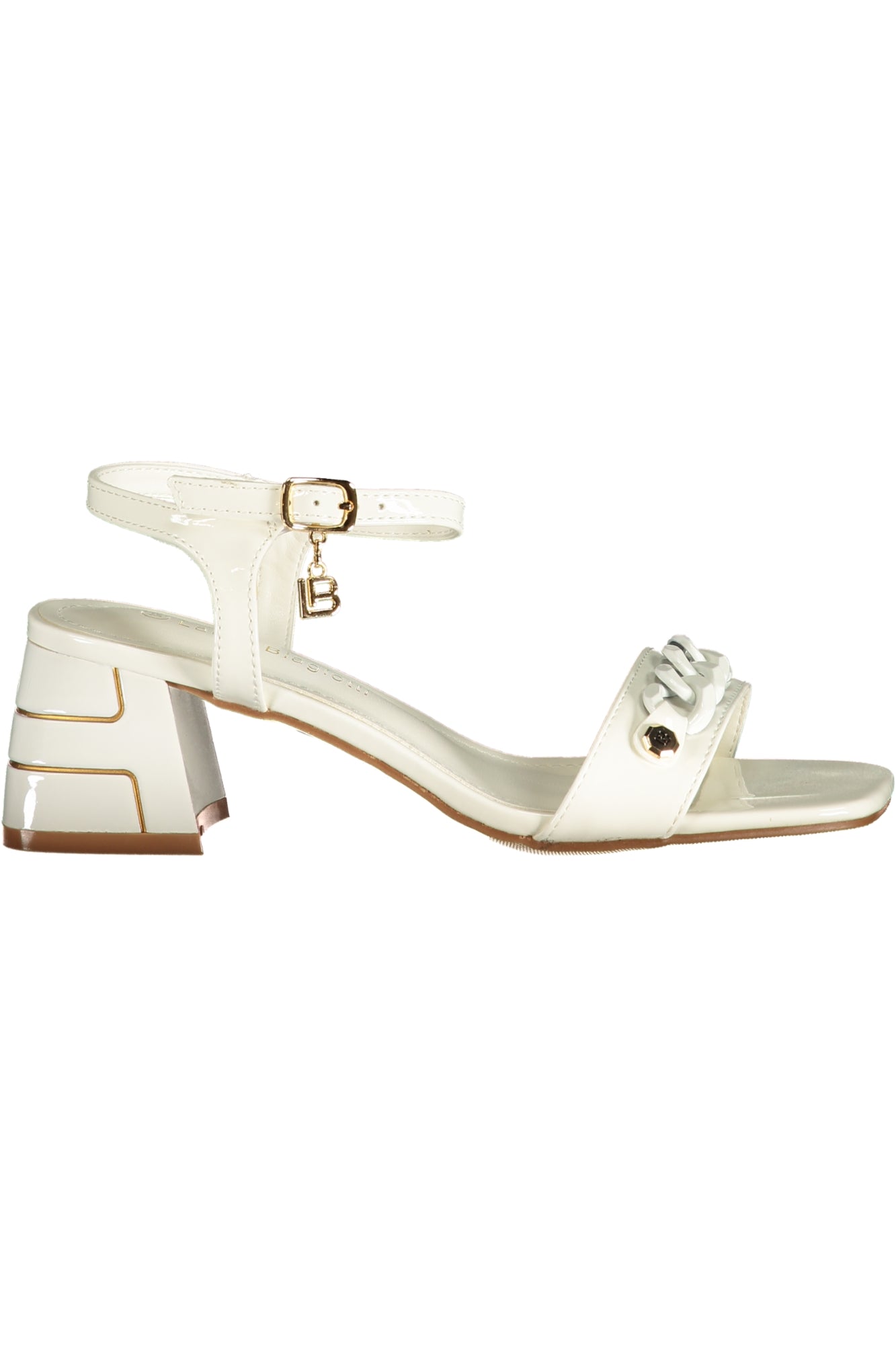 LAURA BIAGIOTTI WOMEN'S WHITE SANDALS