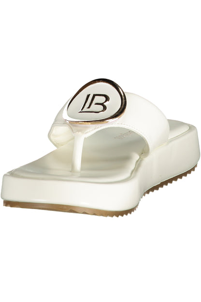 LAURA BIAGIOTTI WOMEN'S WHITE SANDALS