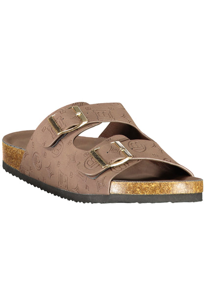 LAURA BIAGIOTTI WOMEN'S BROWN SANDALS