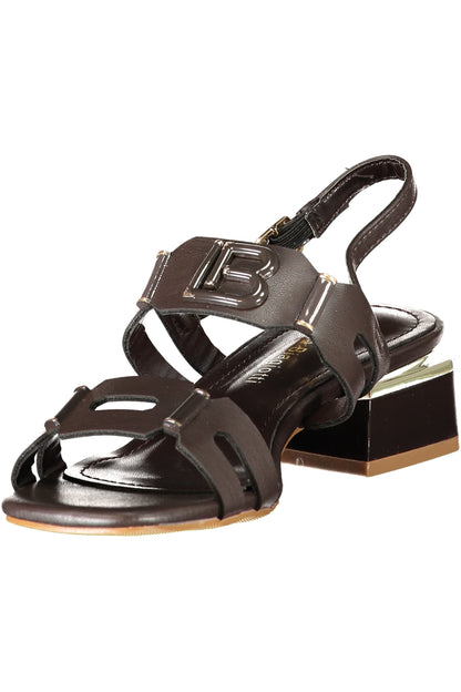 LAURA BIAGIOTTI WOMEN'S BROWN SANDALS