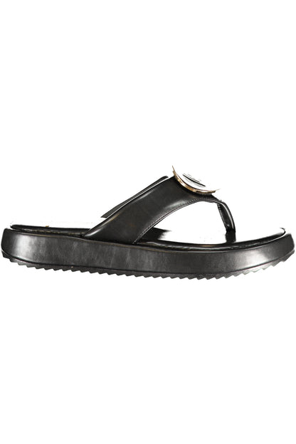 LAURA BIAGIOTTI WOMEN'S BLACK SANDALS