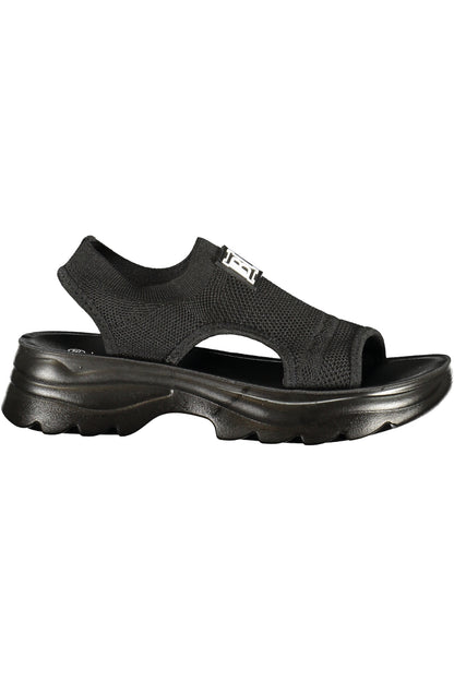 LAURA BIAGIOTTI WOMEN'S BLACK SANDALS