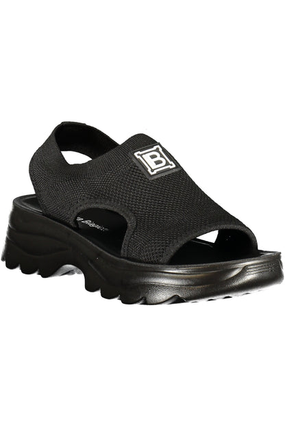 LAURA BIAGIOTTI WOMEN'S BLACK SANDALS