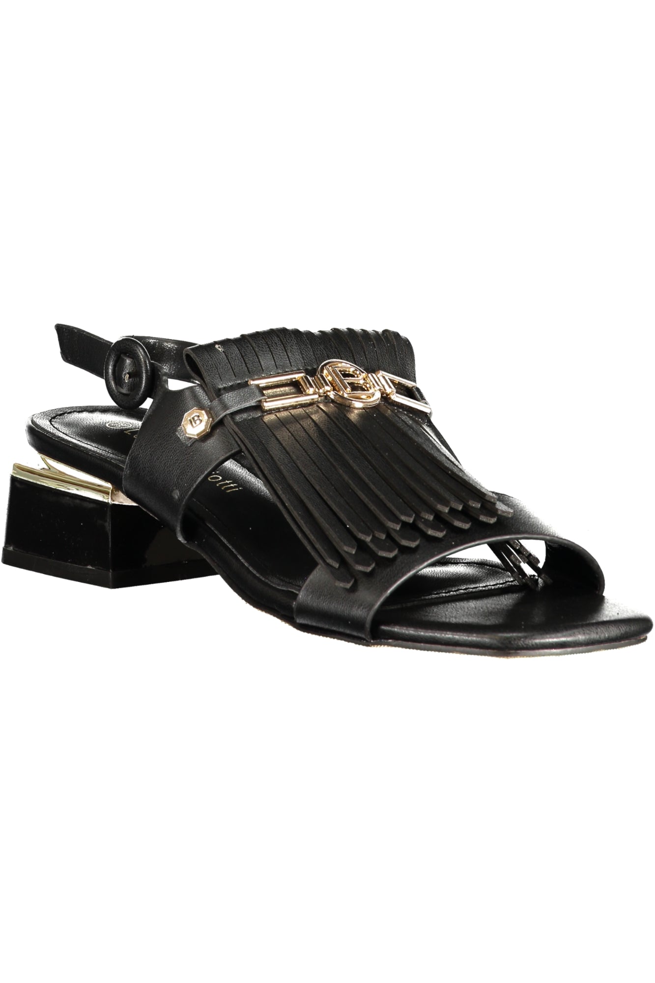 LAURA BIAGIOTTI WOMEN'S BLACK SANDALS