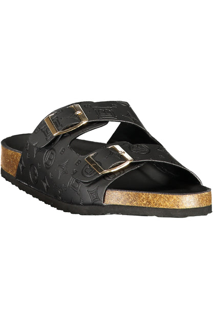 LAURA BIAGIOTTI WOMEN'S BLACK SANDALS
