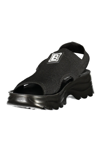LAURA BIAGIOTTI WOMEN'S BLACK SANDALS