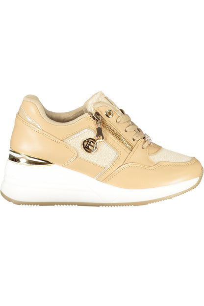 LAURA BIAGIOTTI WOMEN'S BEIGE SPORTS SHOES