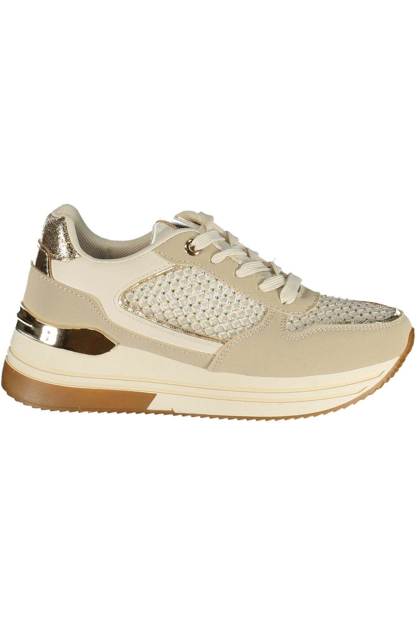 LAURA BIAGIOTTI WOMEN'S BEIGE SPORTS SHOES