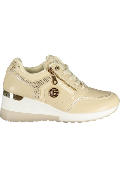 LAURA BIAGIOTTI WOMEN'S BEIGE SPORTS SHOES