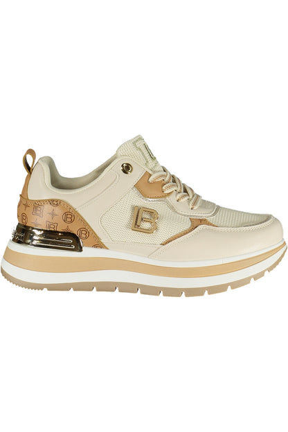 LAURA BIAGIOTTI WOMEN'S BEIGE SPORTS SHOES