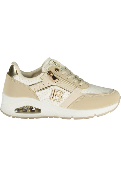 LAURA BIAGIOTTI WOMEN'S BEIGE SPORTS SHOES