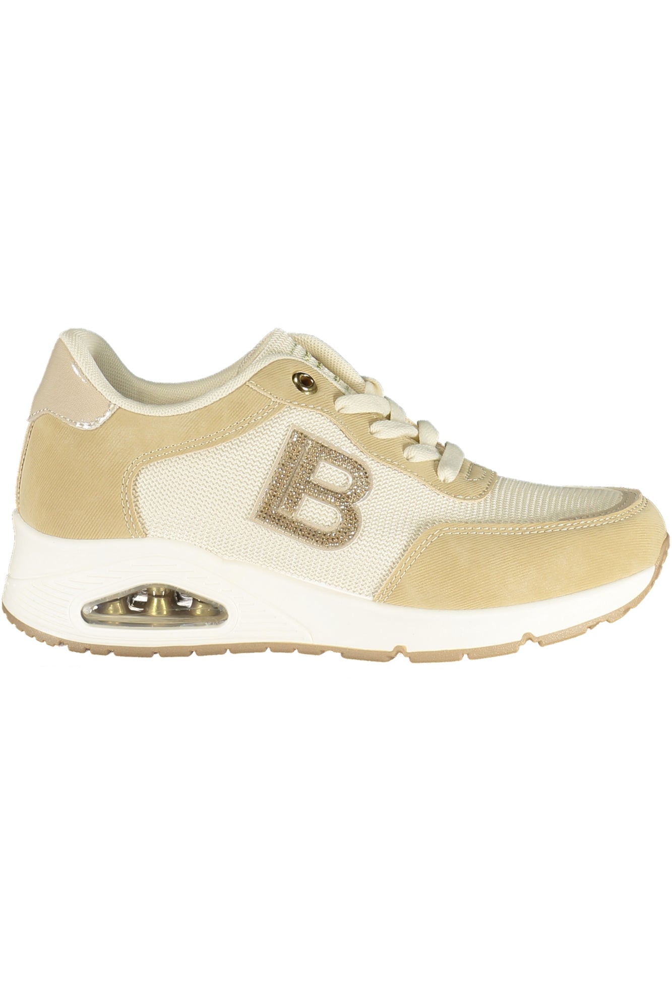 LAURA BIAGIOTTI WOMEN'S BEIGE SPORTS SHOES