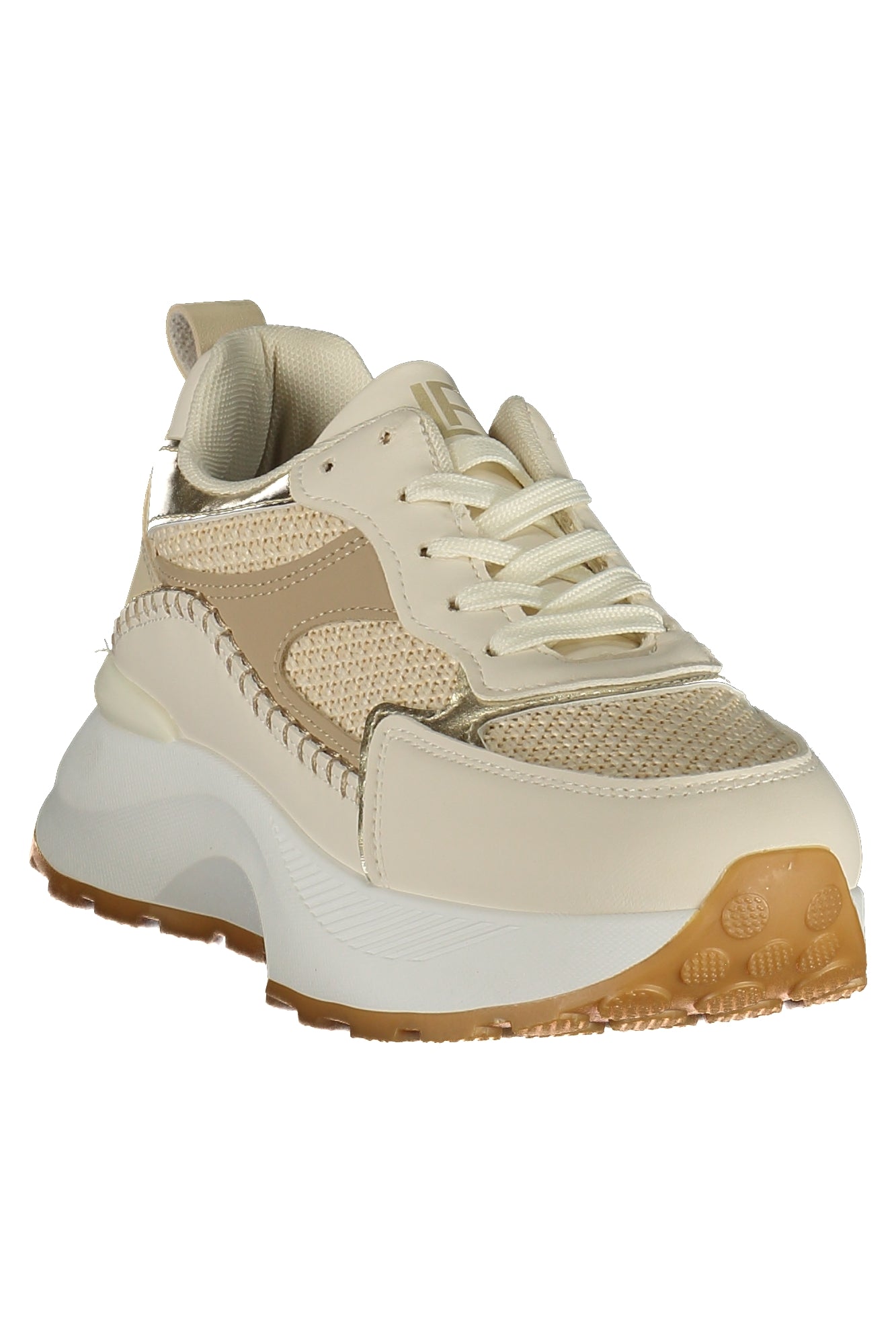 LAURA BIAGIOTTI WOMEN'S BEIGE SPORTS SHOES
