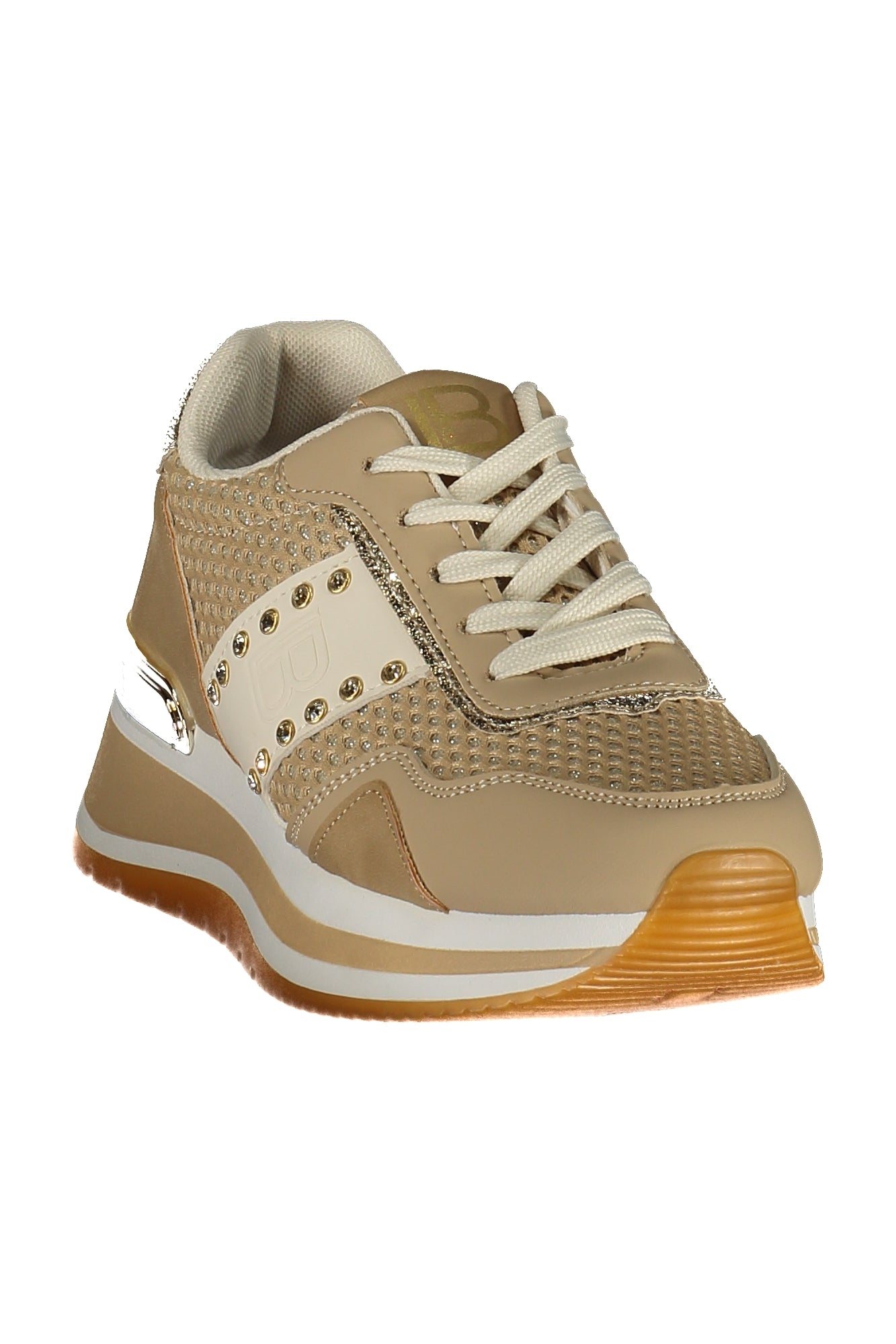 LAURA BIAGIOTTI WOMEN'S BEIGE SPORTS SHOES