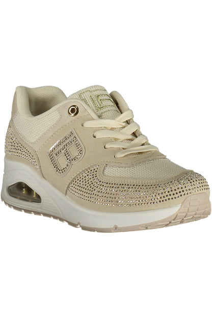 LAURA BIAGIOTTI WOMEN'S BEIGE SPORTS SHOES