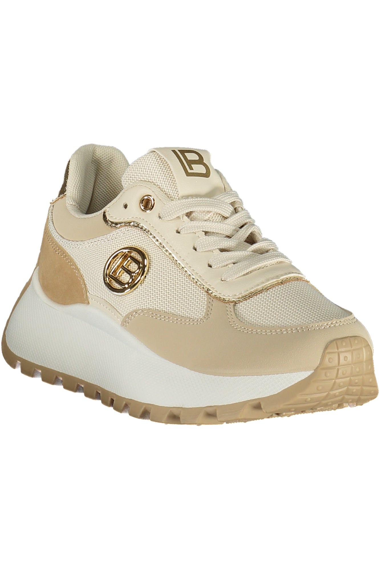 LAURA BIAGIOTTI WOMEN'S BEIGE SPORTS SHOES