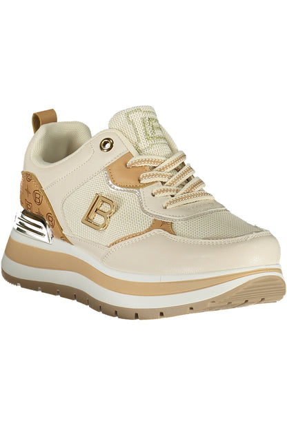 LAURA BIAGIOTTI WOMEN'S BEIGE SPORTS SHOES