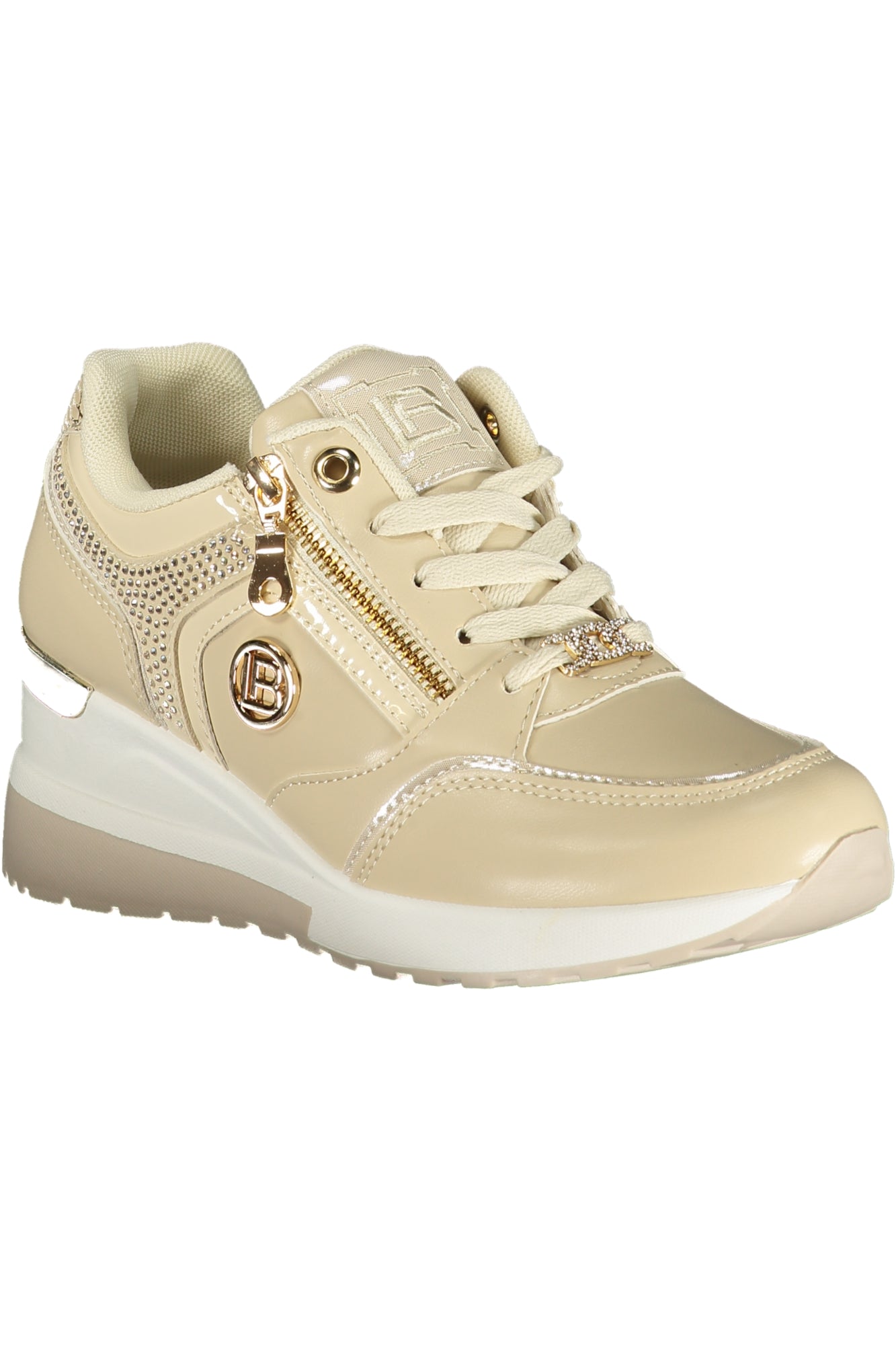 LAURA BIAGIOTTI WOMEN'S BEIGE SPORTS SHOES