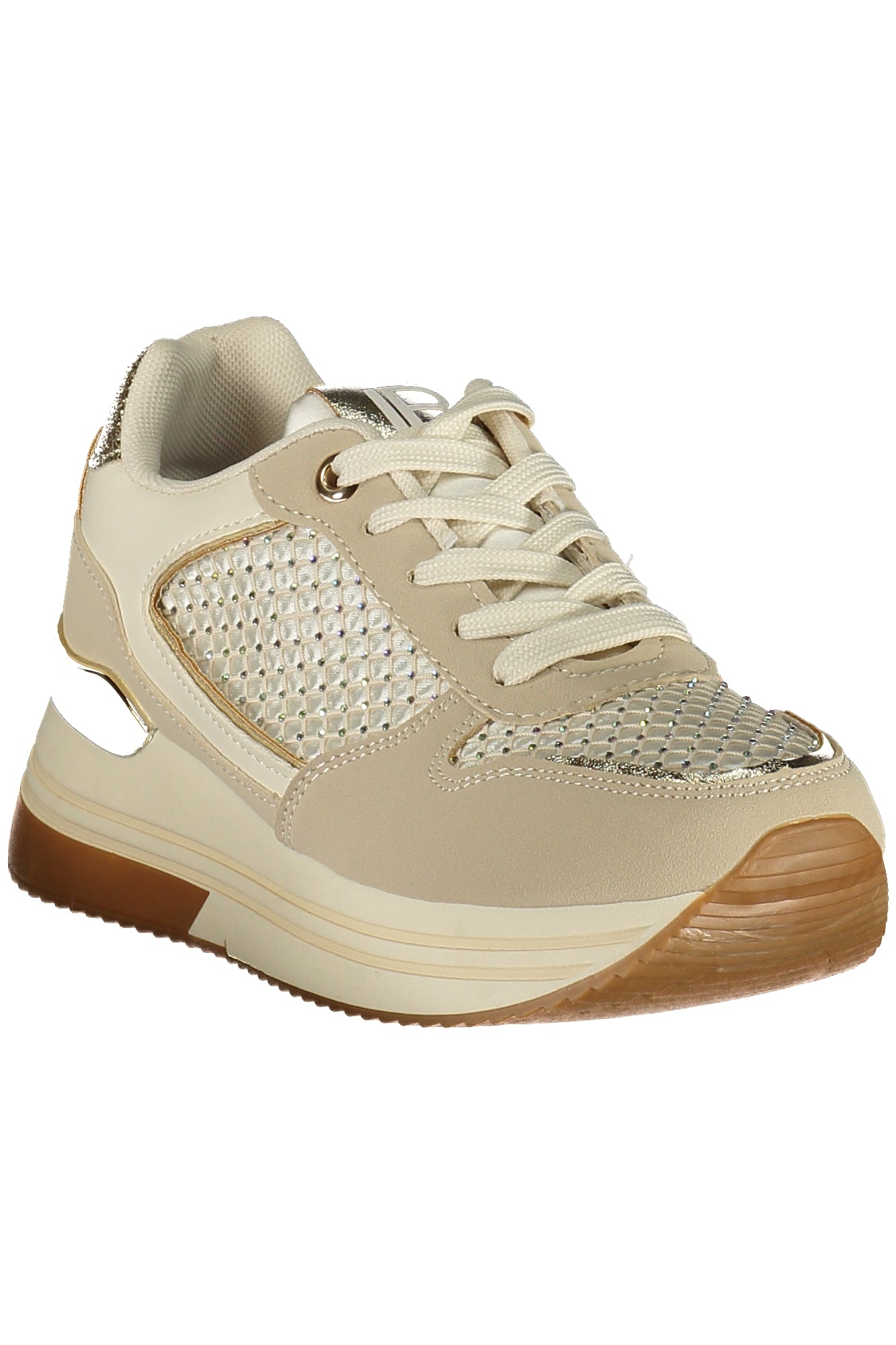 LAURA BIAGIOTTI WOMEN'S BEIGE SPORTS SHOES